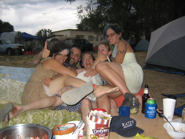 why is this man smiling?